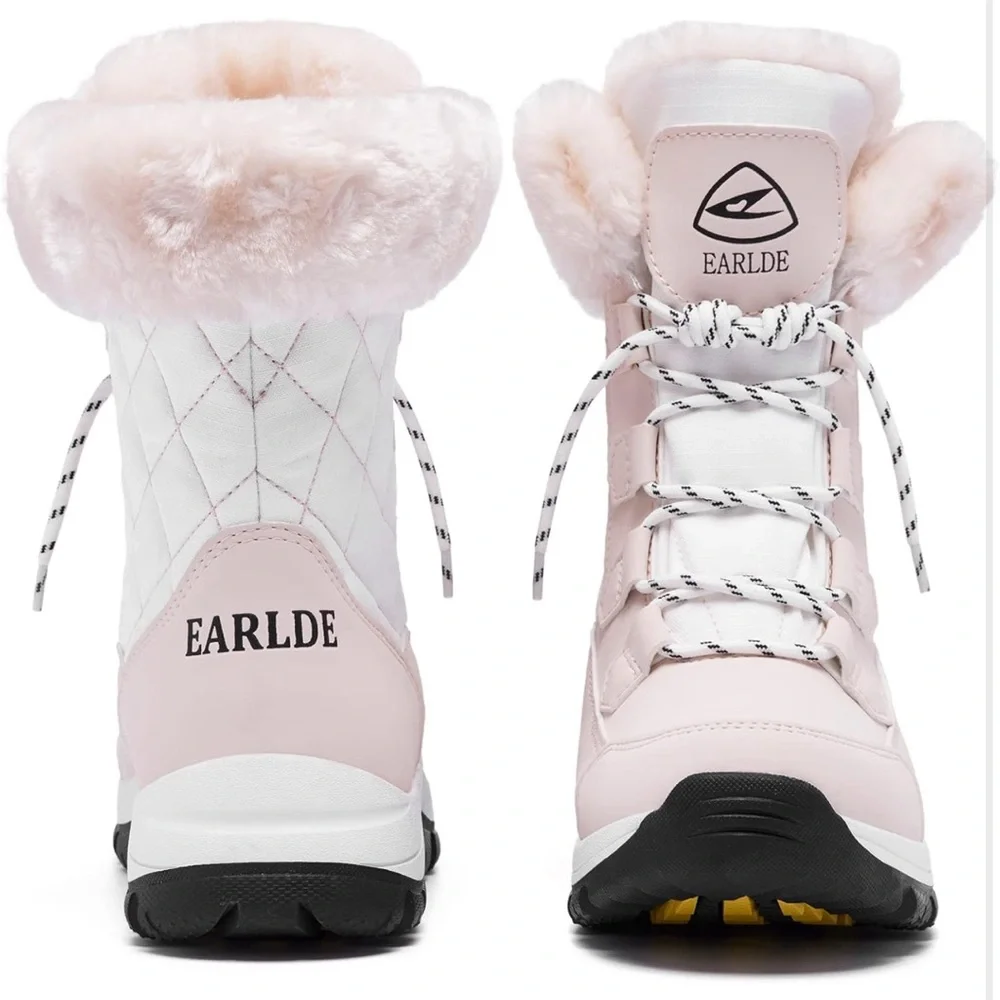 NWT & NIB EARLDE Women’s Snow Boot. Waterproof. size 6.5 - Picture 2 of 9